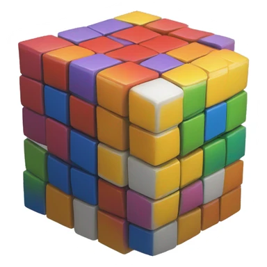 Rubik cube sticker