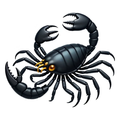Black coloured scorpio emoji,so that I could copy and paste on my bio sticker