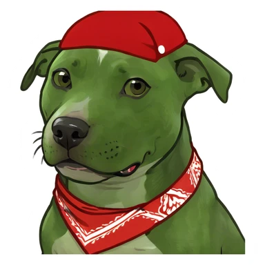 black and white pitbull sticker