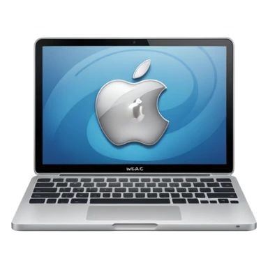 Laptop Mac from Apple  sticker