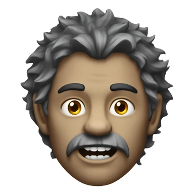 Werewolf split like a Janus coin sticker