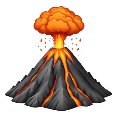 volcano sticker