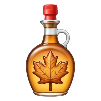 Maple syrup sticker