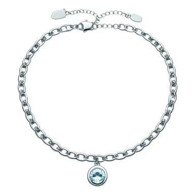 Y2K Tiffany silver choker sticker