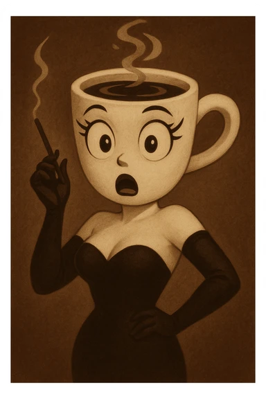 Edit the character in the reference image to have a surprised expression while keeping the original style, outfit, and colors exactly as in the reference image. sticker