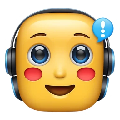 AI voice assist sticker