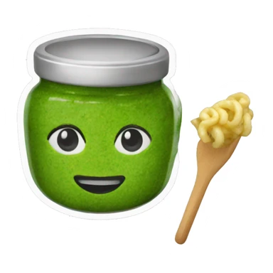 pesto soslu makarna sticker