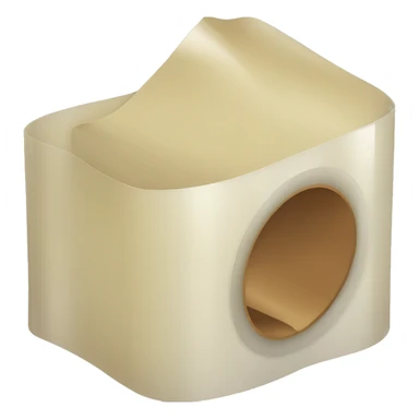 a transparent adhesive tape sticker