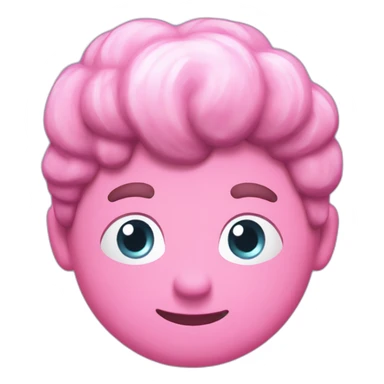 a pink fall guys sticker