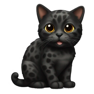 blac tortoise shell cat sticker