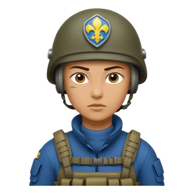 Ukrainian intelligance agency warrior sticker