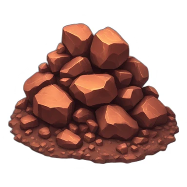 pile of cobalt ore sticker