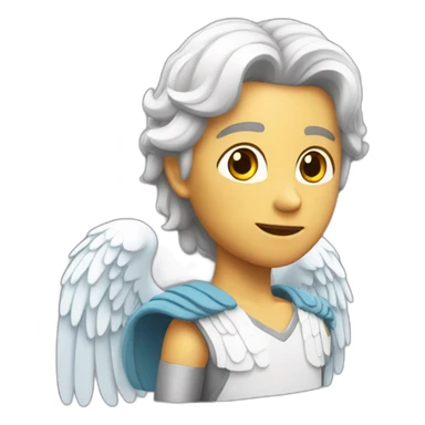 un voleur avec des ailes d'ange sticker