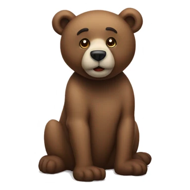 Schlafender Bär sticker