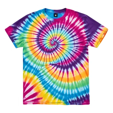 Tie dye shirt sticker