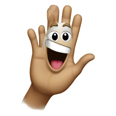 Handing out an L sticker