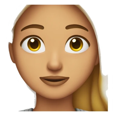 Chica barriendo sticker