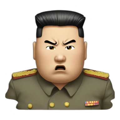 kim jung un angry sticker
