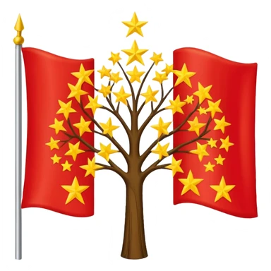 the flag of Chuvashia sticker
