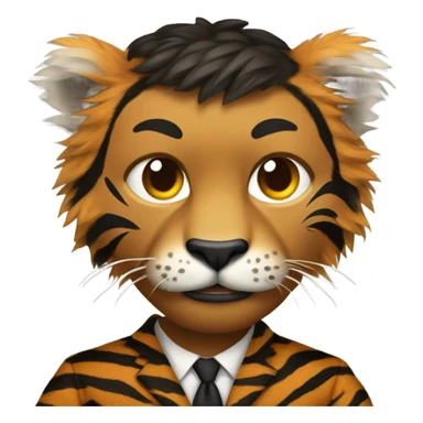 Obama wearing a tiger suit with clenched claws sticker