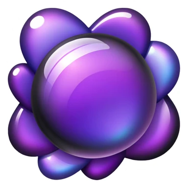  Black-purple-Iridescent-aesthetic-scenic-Decoration sticker