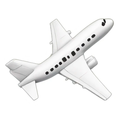 ticket airplane sticker
