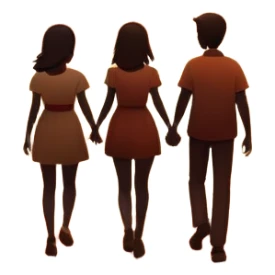 Romantic scenery  sticker