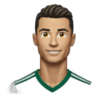cristiano ronaldo realistic sticker