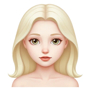 Beautiful girl sick sticker