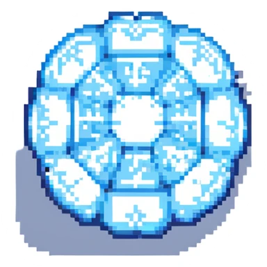 frozen metal sticker