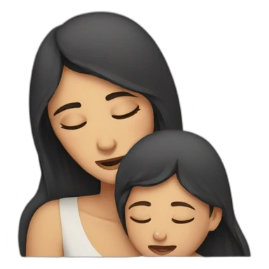 persian woman crying over her child sticker