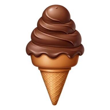 Chocolate icecream sticker