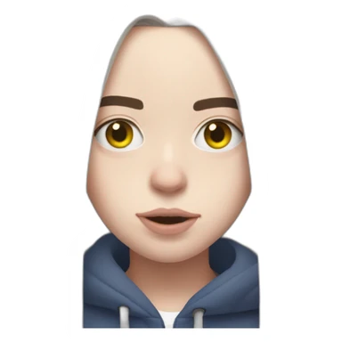 Billie Eilish blosh sticker