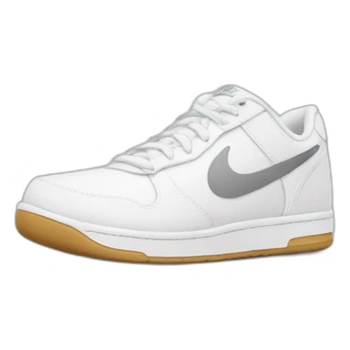white nike shoe (only one) sticker