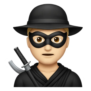 Robber emoji sticker