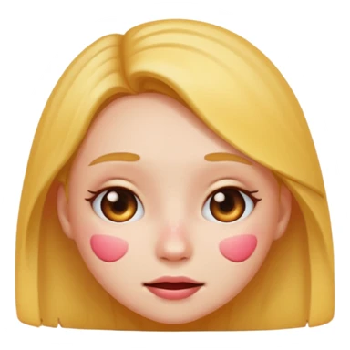 girl emoji with pimple sticker