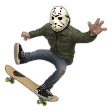 Jason Voorhes make kickflip sticker
