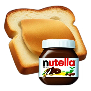 Nutella with bread sticker