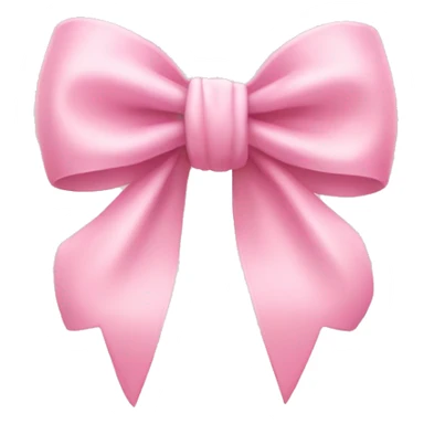 Baby pink bow sticker