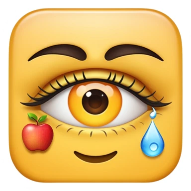 eye makeup remover, Learn the style of Apple’s iOS system emojis and convert the entire object from the photo into a 3D avatar in that style. Imitate the shape, colors, textures, and characteristic details of the object.  sticker