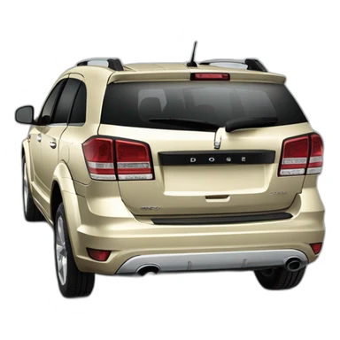 Dodge Journey  с прицепом газа sticker