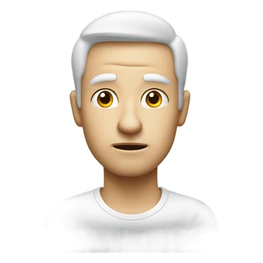 White person asking why sticker