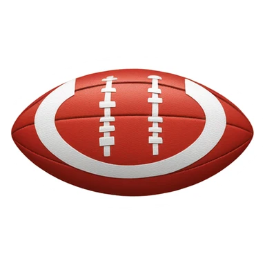 red australian rules football sticker