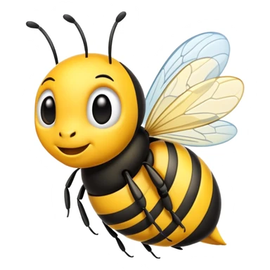 Crazy bee sticker
