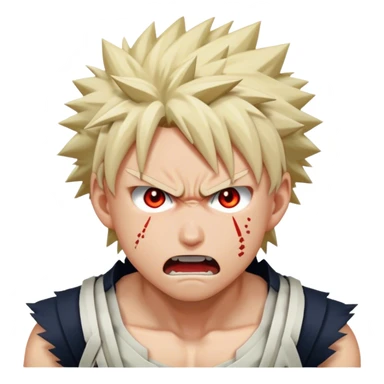 Katsuki Bakugo angry sticker