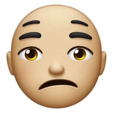 Ashamed face sticker