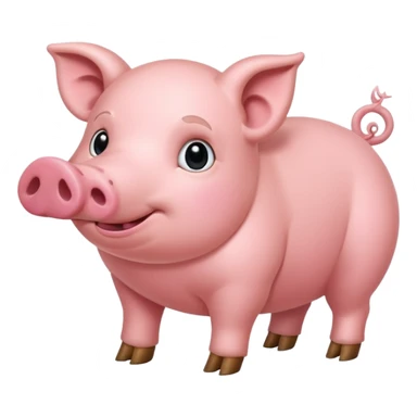 mythical pig sticker