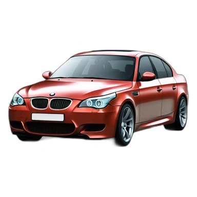 Voiture BMW e60 m5 sticker