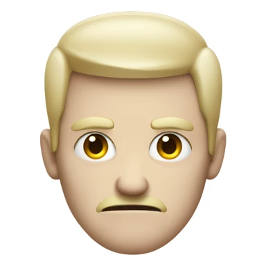 angry pale skinned man with crossed arms sticker