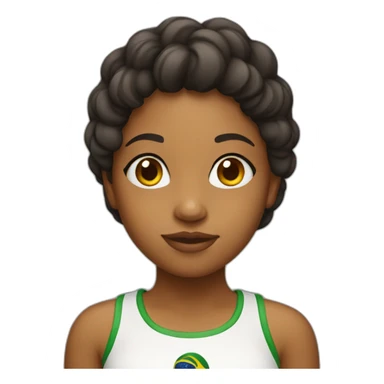 Brazilian girl sticker